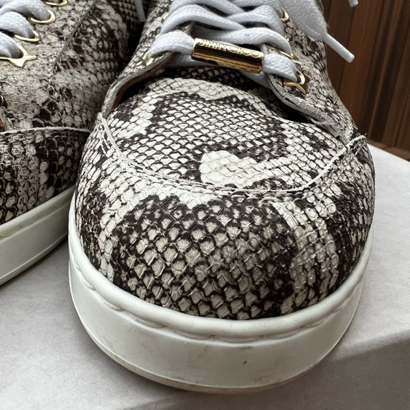 Jimmy Choo Snakeskin Print Sneakers size EU 37 - Picture 10 of 15